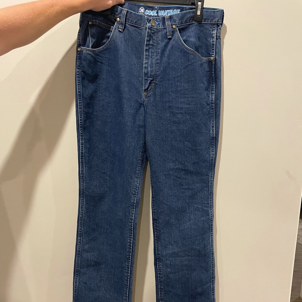 Men’s Wrangler Jeans Cool Vantage 34x40 SlimFit